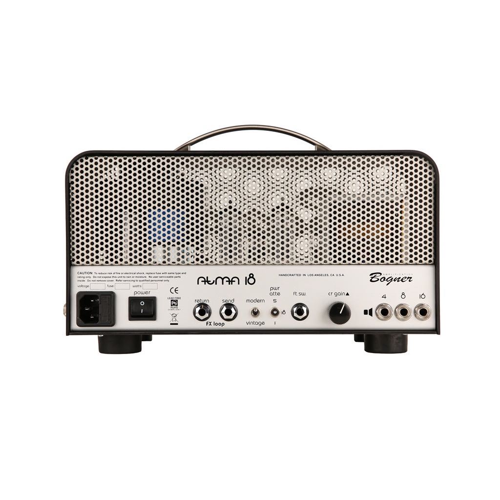 Bogner Atma 18W All-Tube Guitar Amp Head, Aluminum