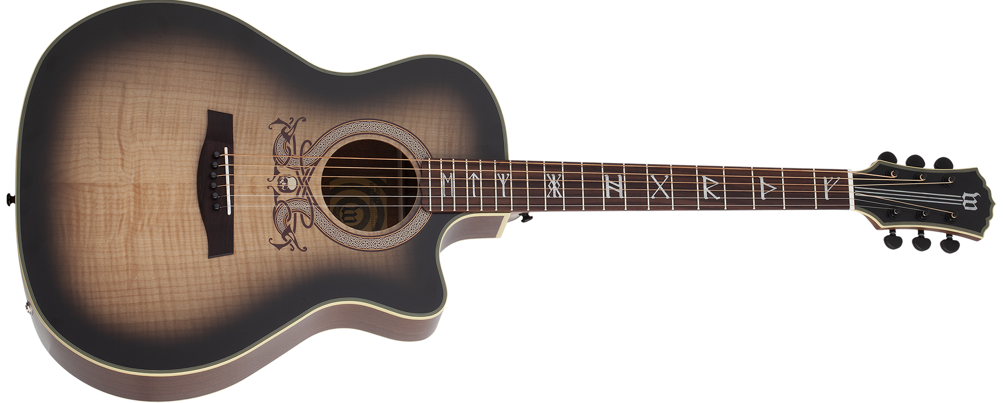 Wylde Audio Grand Auditorium Acoustic, Ash Burst Satin